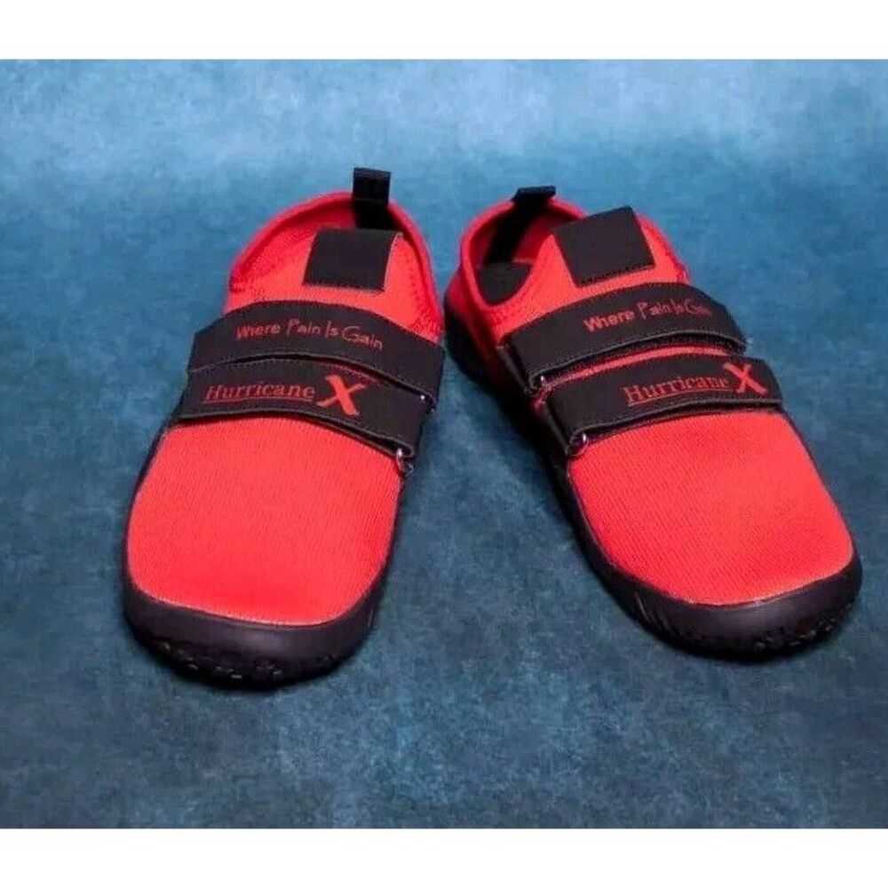 Size‎ 9 Hurricane X Men's Gym/Boxer Weighlifting Performance Comfort  Red Shoes - Picture 6 of 16
